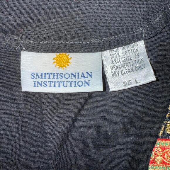 Insane rare folk boho smithsonian institution vintage vest - Picture 4 of 5